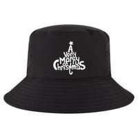 A Very Merry Christmas Tree Logo Cool Comfort Performance Bucket Hat