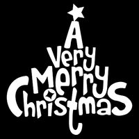 A Very Merry Christmas Tree Logo Cooling Performance Crew T-Shirt