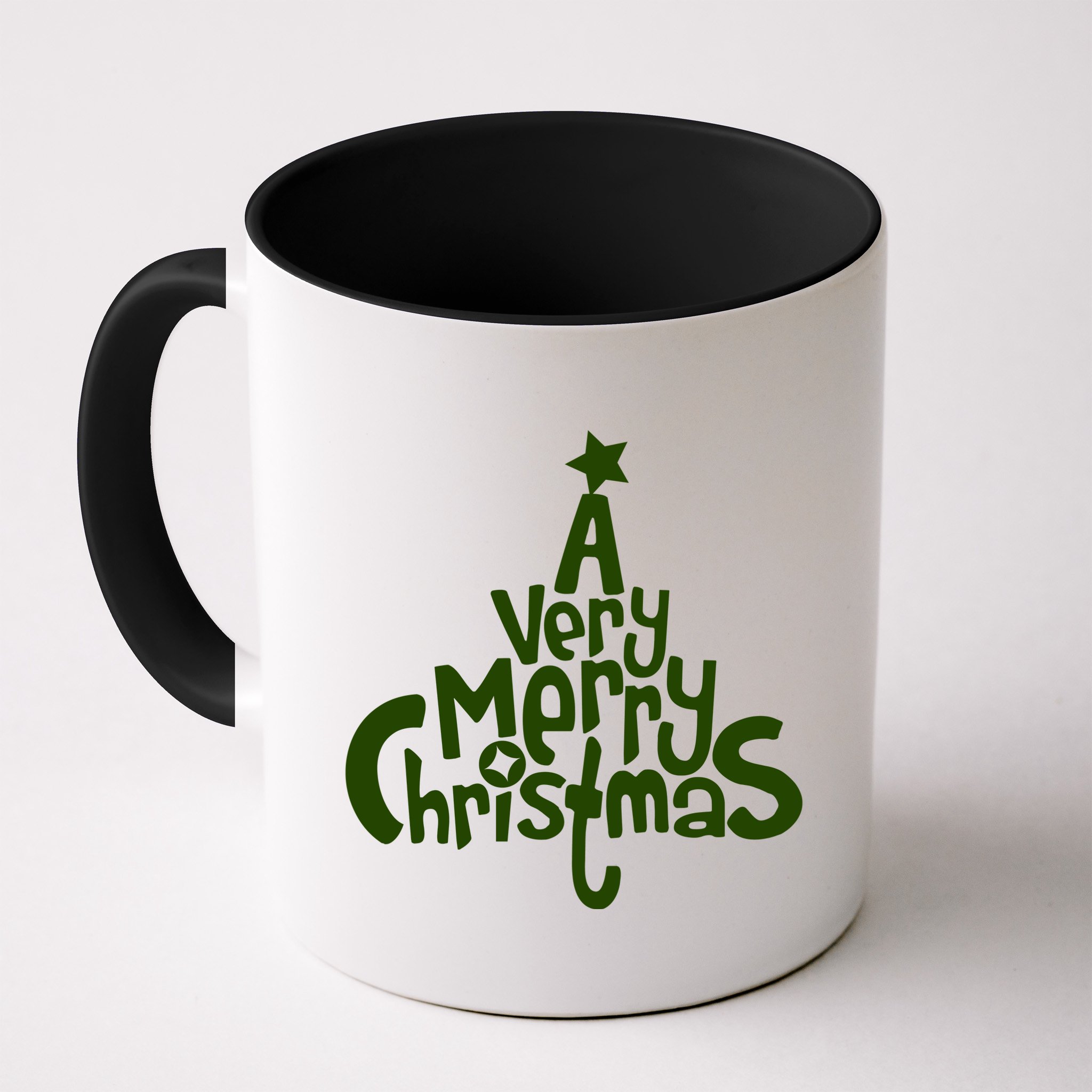 A Very Merry Christmas Tree Logo Mug
