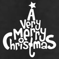A Very Merry Christmas Tree Logo Beanie