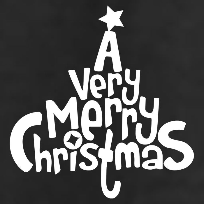 A Very Merry Christmas Tree Logo Beanie