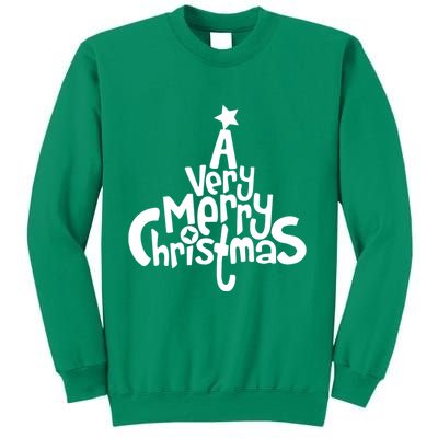 A Very Merry Christmas Tree Logo Sweatshirt