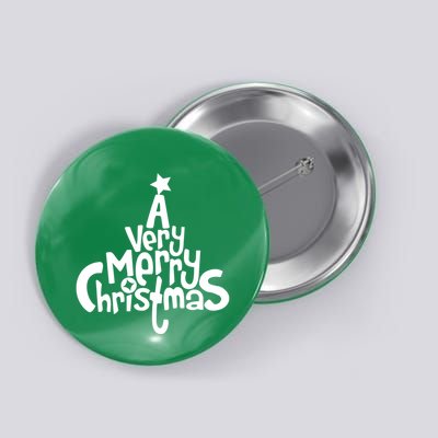 A Very Merry Christmas Tree Logo Button