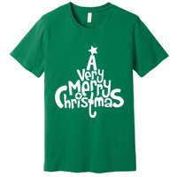 A Very Merry Christmas Tree Logo Premium T-Shirt