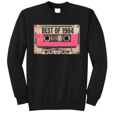 Awesome vintage mix album tape best of 1984 retro cassette Tall Sweatshirt