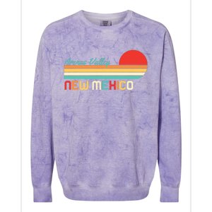 Arenas Valley New Mexico Retro Colorblast Crewneck Sweatshirt