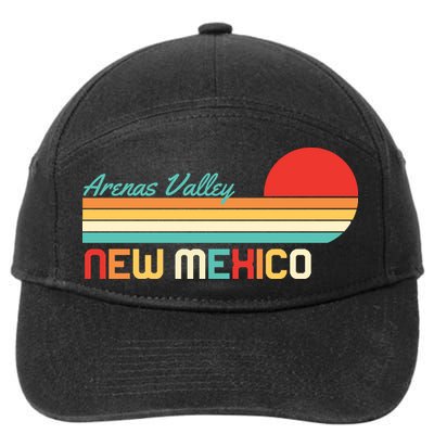 Arenas Valley New Mexico Retro 7-Panel Snapback Hat