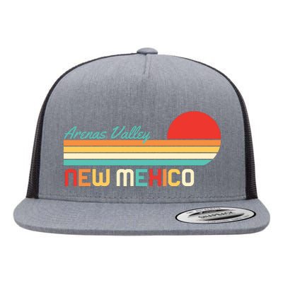 Arenas Valley New Mexico Retro Flat Bill Trucker Hat