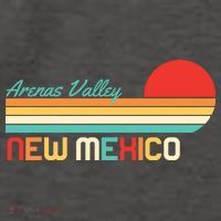Arenas Valley New Mexico Retro Vector Backpack