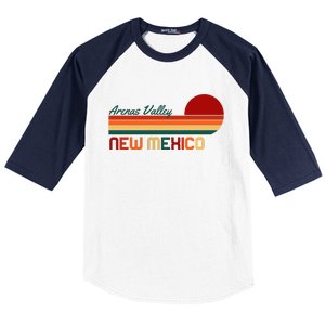 Arenas Valley New Mexico Retro Baseball Sleeve Shirt