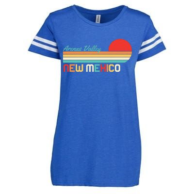 Arenas Valley New Mexico Retro Enza Ladies Jersey Football T-Shirt