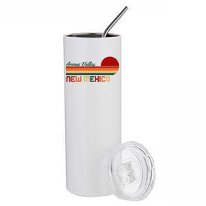 Arenas Valley New Mexico Retro Stainless Steel Tumbler