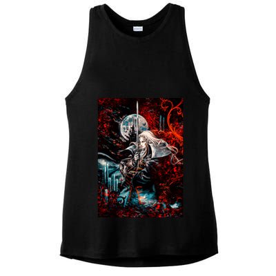 Alucard Vampire Night Symphony Ladies PosiCharge Tri-Blend Wicking Tank