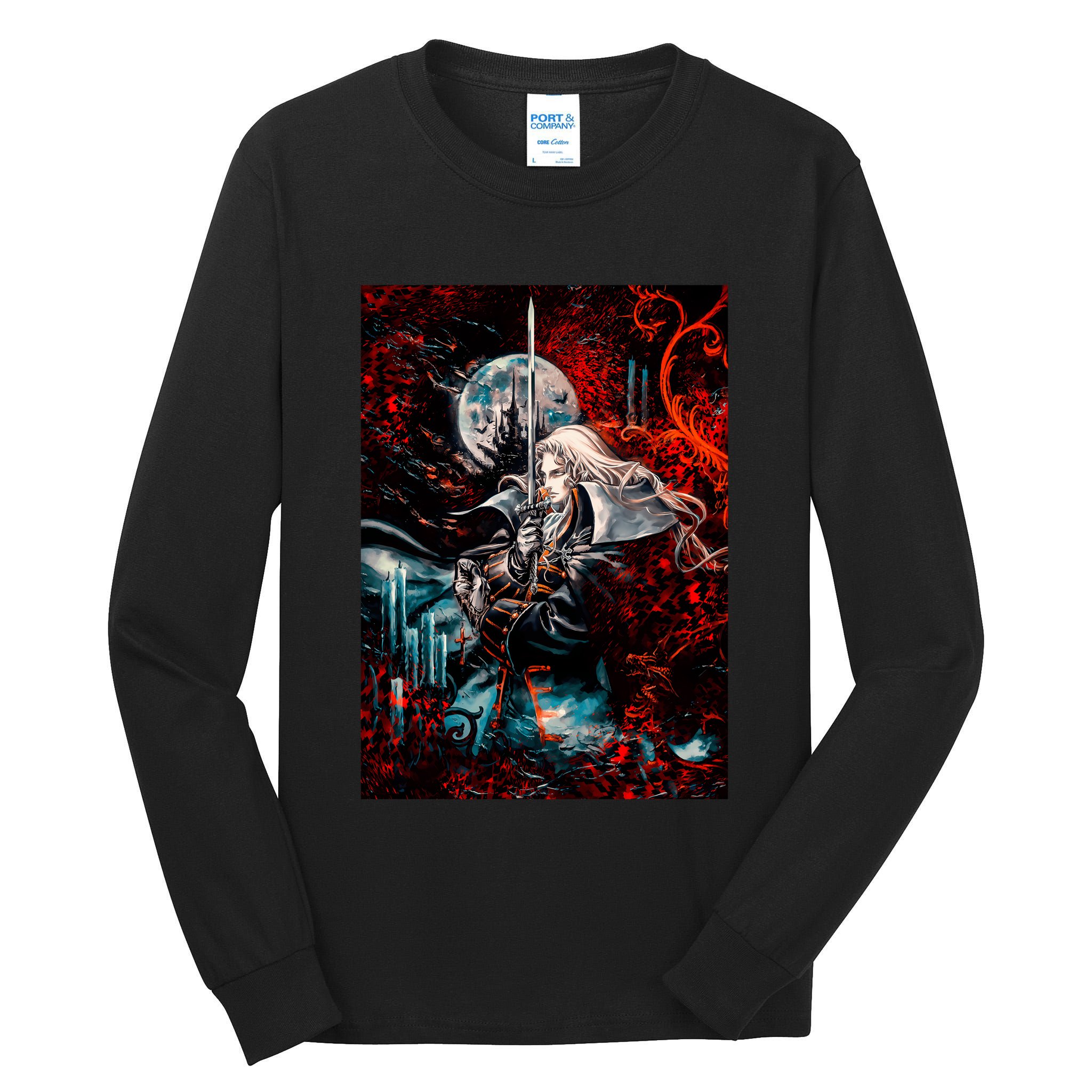 Alucard Vampire Night Symphony Tall Long Sleeve T-Shirt