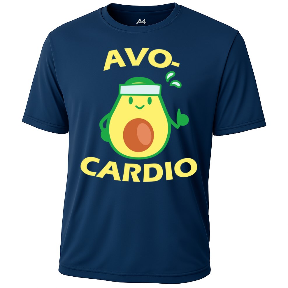 Avo-Cardio Avocado Cardio Cooling Performance Crew T-Shirt