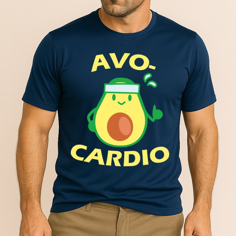 Avo-Cardio Avocado Cardio Cooling Performance Crew T-Shirt