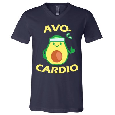 Avo-Cardio Avocado Cardio V-Neck T-Shirt