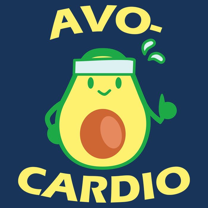 Avo-Cardio Avocado Cardio Baby Bodysuit