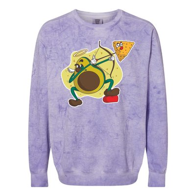 Avocado Cupid Colorblast Crewneck Sweatshirt