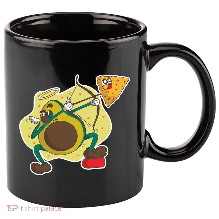 Avocado Cupid 11oz C Handle Ceramic Mug