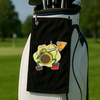 Avocado Cupid Golf Towel
