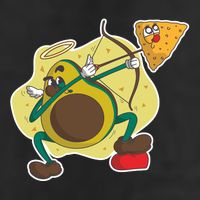 Avocado Cupid Golf Towel