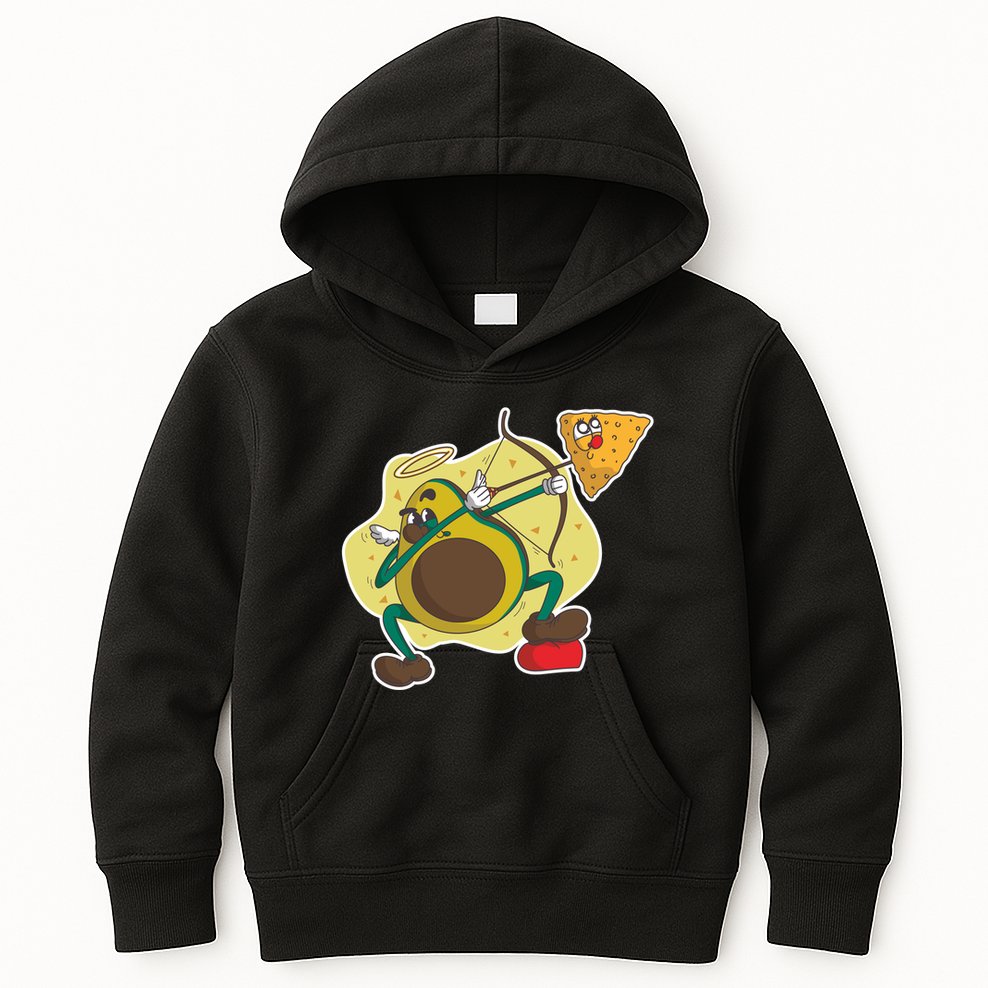 Avocado Cupid Kids Hoodie