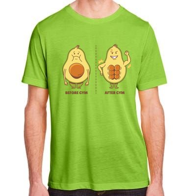 Avocado Gym Abs Adult ChromaSoft Performance T-Shirt