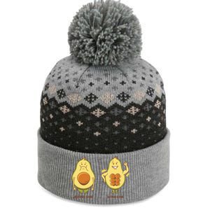 Avocado Gym Abs The Baniff Cuffed Pom Beanie