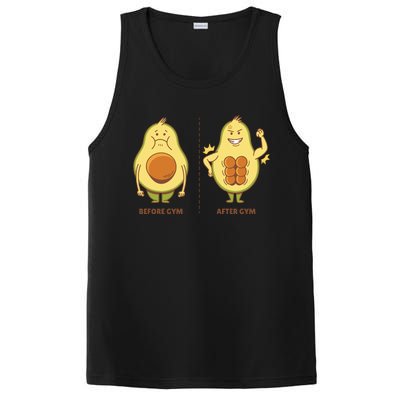 Avocado Gym Abs PosiCharge Competitor Tank