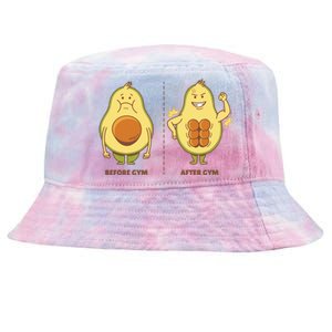 Avocado Gym Abs Tie-Dyed Bucket Hat