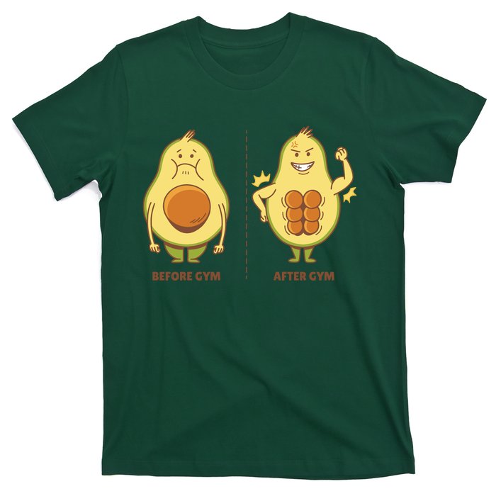 Avocado Gym Abs T-Shirt