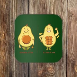 Avocado Gym Abs Coaster