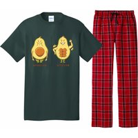 Avocado Gym Abs Pajama Set