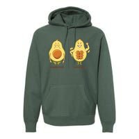 Avocado Gym Abs Premium Hoodie