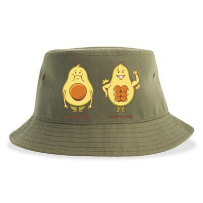 Avocado Gym Abs Sustainable Bucket Hat