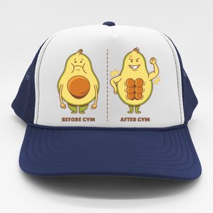 Avocado Gym Abs Trucker Hat