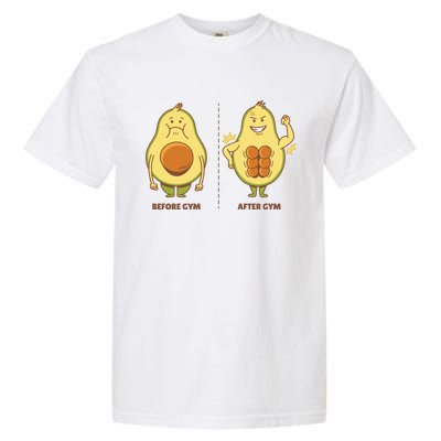 Avocado Gym Abs Garment-Dyed Heavyweight T-Shirt