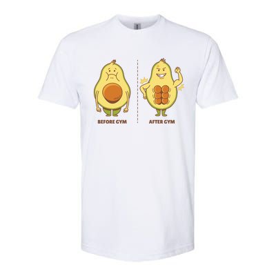 Avocado Gym Abs Softstyle® CVC T-Shirt