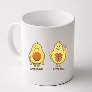 Avocado Gym Abs Coffee Mug