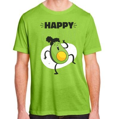 Avocado Happy Birthday Adult ChromaSoft Performance T-Shirt