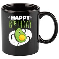 Avocado Happy Birthday 11oz C Handle Ceramic Mug