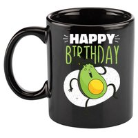 Avocado Happy Birthday 11oz C Handle Ceramic Mug