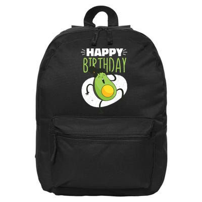 Avocado Happy Birthday 16 in Basic Backpack