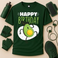 Avocado Happy Birthday Cooling Performance Crew T-Shirt