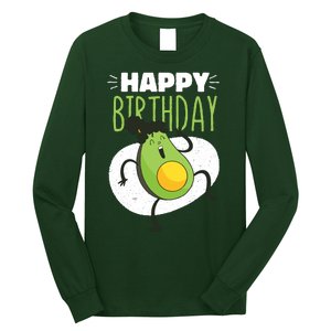 Avocado Happy Birthday Long Sleeve Shirt