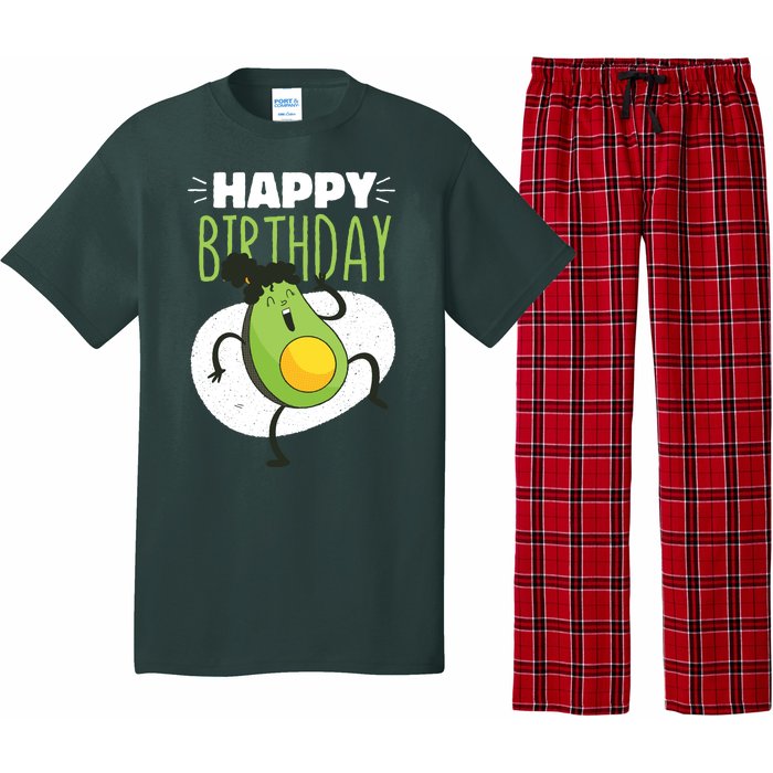 Avocado Happy Birthday Pajama Set