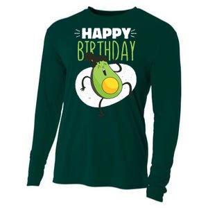 Avocado Happy Birthday Cooling Performance Long Sleeve Crew