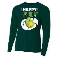 Avocado Happy Birthday Cooling Performance Long Sleeve Crew