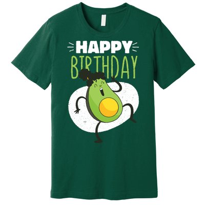 Avocado Happy Birthday Premium T-Shirt